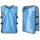 ActEarlier custom logo team sports bibs scrimmage training vest football pinnies for kids teens adults