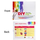 Garden Painting DIY White House Garden Painting Canvas With Frame For Hall Decoration Digital Painting