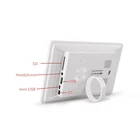Small size hd 7 8 10 inch digital photo frame with motion sensor for advertising player