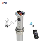 Smart intelligent motorized pop up kitchen socket with bluetooth speaker