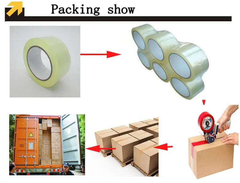 3 inch clear box packing tape - 24 rolls of 3" x