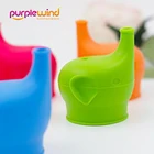 Free Custom Baby Universal food Silicone Stretch Reusable Spill Proof Cup Lids to fit sippy bottle cap For Any Cup