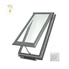 Topwindow remote control auto automated electric home winder frosted glass windows opener automatic opening window