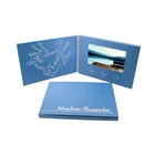 marketing tools full color printing 4.3inch video in print book