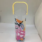 1.5ML clear food grade PS plastic water pitcher ,cold water jug with lid
