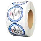 Custom Printed Self Adhesive Waterproof Fasson Synthetic Paper Silver Foil Bottle Label
