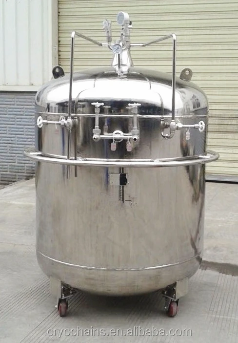 Stainless Steel Cryogenic Tank L Liquid Nitrogen Filling Dewar Tank