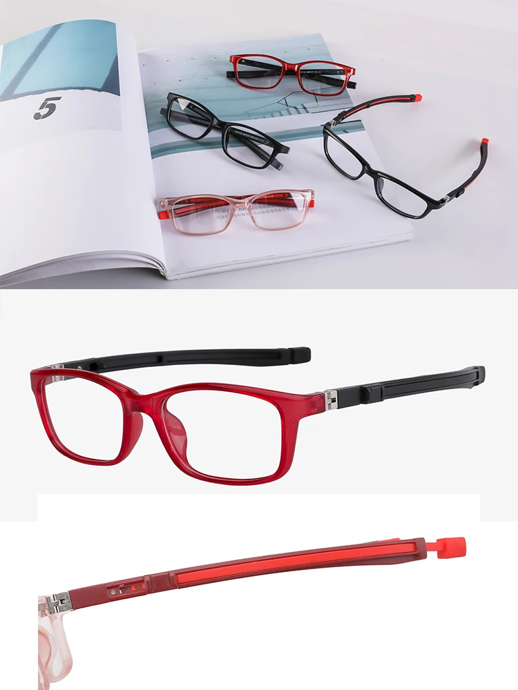 TR90 Optical Glasses Kids Eyeglasses Frame Flexible Temple Sport Easy Kids Eyeglasses Frame