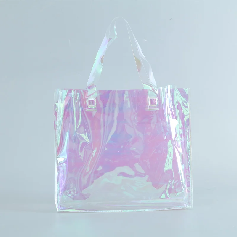 neon transparent bag