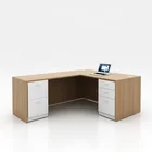Modern Design melamine tops wood executive l shaped desk office furniture