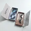 Factory Price Nice Design Marble Pattern Custom Lovely Mink Eyelash Packaging Box With Rose Gold Base For Make Up