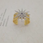 Graphic Customization Handmade Openwork Sunflower Metal Bangle Finished Women Bracelet