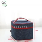 Large Picnic Disposable Can Insulated Cooler Bag, Denim Cooler Bag
