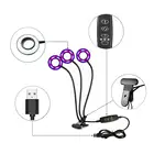 New plant growth lamp USB cycle timing indoor flesh full spectrum 4 tube clip led grow light