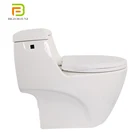 Ceramic Piece Toilet Siphon Flushing Luxury Bathroom Sanitary Ware HIgh Quality WC 1