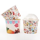 Disposable Paper Paper 5oz 8oz 12oz Disposable Paper Bowls/ice Cream Paper Cups/salad Paper Bowls/rice Bowls