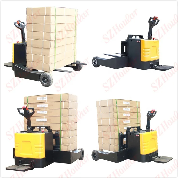 All Terrain Rough Pallet Stacker Outdoor Stacker Rough Terrain Forklift 1 Ton Pallet Stacker