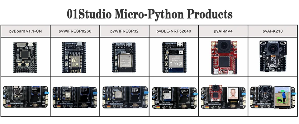 01studio Sipeed Pyai-K210 Development Demo Board - Python AI