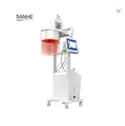 Low level laser therapy diode laser hair growth machine with 3 led lights 2 diode lasers for hair regrowth treatment