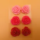 Flower Sticker Custom Wholesale Beautiful Resin Flower Sticker For Scrapbook Paper Craft Decorations