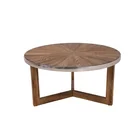 Chinese Exported Luxury Fancy Living Room Furniture Mdf Wooden Coffee Table Design