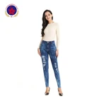 OEM/ODM Customization Brand Design Jeans Pent For Womens