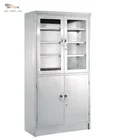 YY-501 High quality Hospital Easy Clean Rectangle stainless steel treatment cabinet for medical use