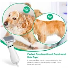 2 in 1 dryer and brush for pet grooming two temperature adjustment pet hair dryer brush