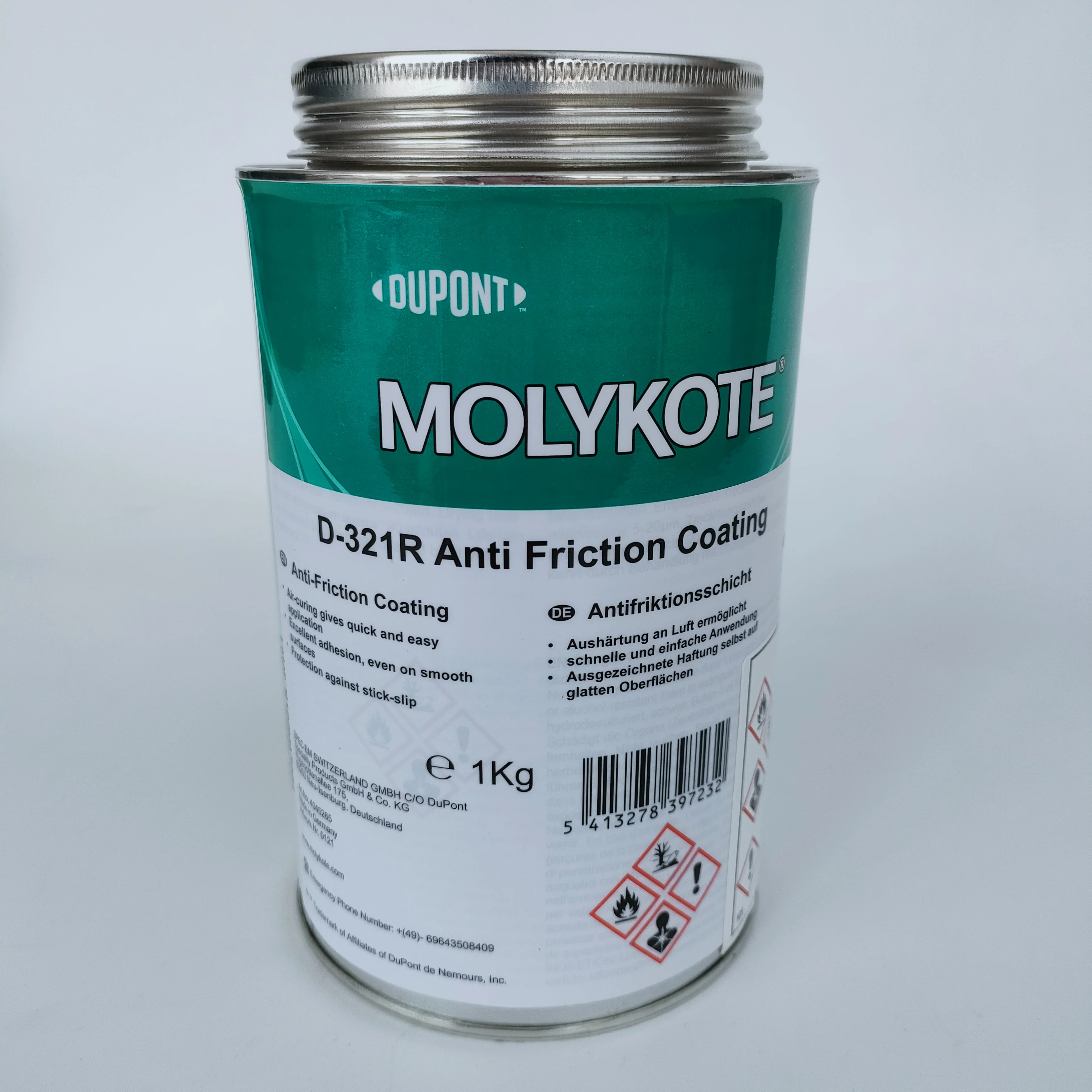 Molykote D R Anti Friction Coating Kg Good Water Resistance