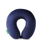 Hot Sale PU foaming Travel Memory Pillow U Shape Customize Logo Neck Travel Memory Foam Pillow Green ,Blue ,Red