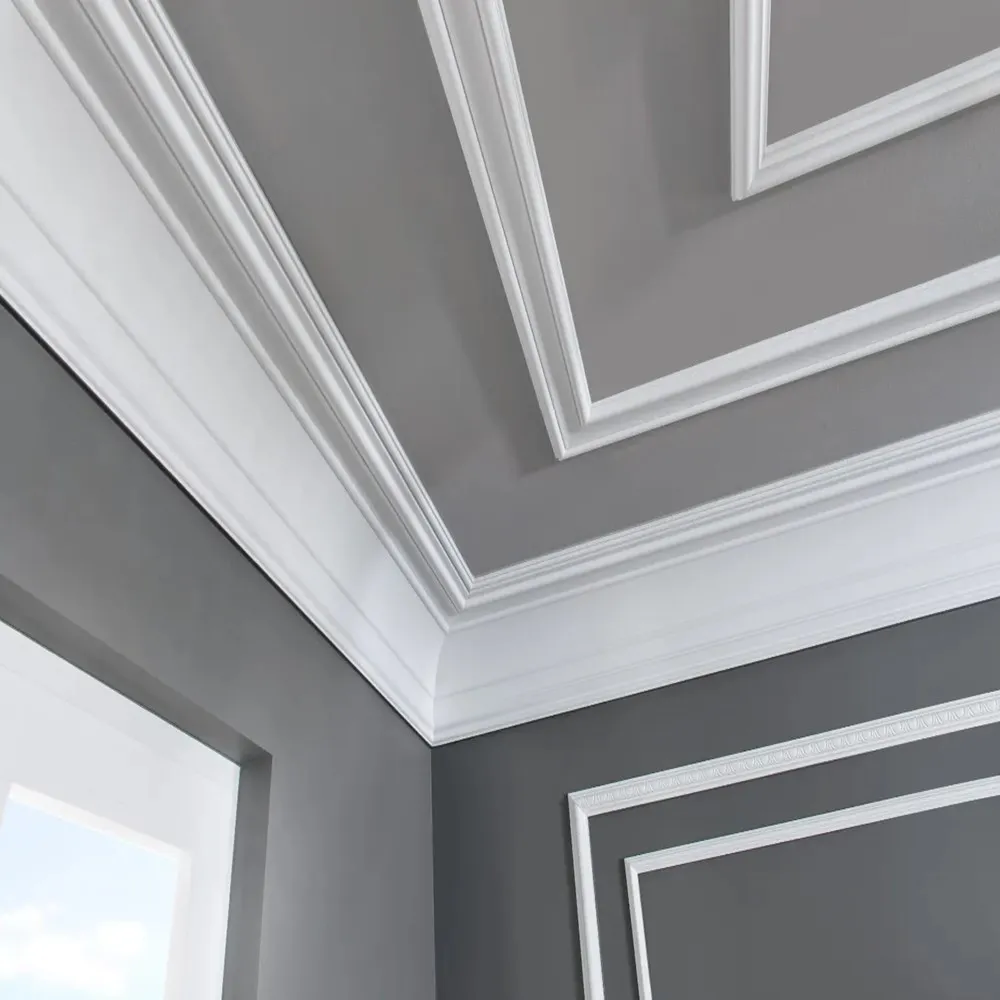 Plaster Of Paris Design In Roof Gypsum Cornice Moulding For House