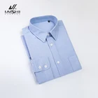 2019 Hot Selling Long Sleeve Shirt Style Cotton High Quality woman business blouse