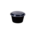 Good quality Disposable plastic Restaurant bento food round lunch box