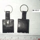 Wallet Shape Cute PU Keychain Heat Pressed Logo Leather Keychain