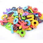 Promotional education kids toy custom 3D alphabet letter fridge magnet