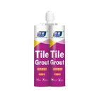 light gold color Double tube two component ceramic flexible epoxy tile grout for seam filling and joint adhesive