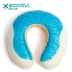 Hot style Soft Comfortable Gel infused memory foam Cool U-shaped neck support pillow airplane Sleeping travel pillow