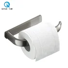 High quality rust proof wall mounted brushed nickel toilet brass tissue roll paper holder