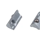 M3 M4 M5 M6 steel spring slide t nut for 40 series aluminum profile 2A21.AA