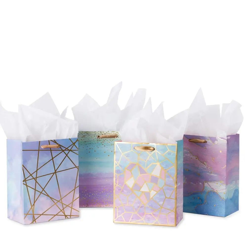 tissue paper in gift bag