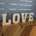 Craft Wooden Decoration DIY Wall Lettering Home Decoration Wooden Alphabets Letters Number Craft Pieces