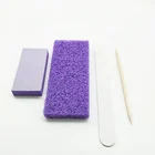 free shipping disposable pedicure kit professional nail salon tools disposable pumice kit for nail