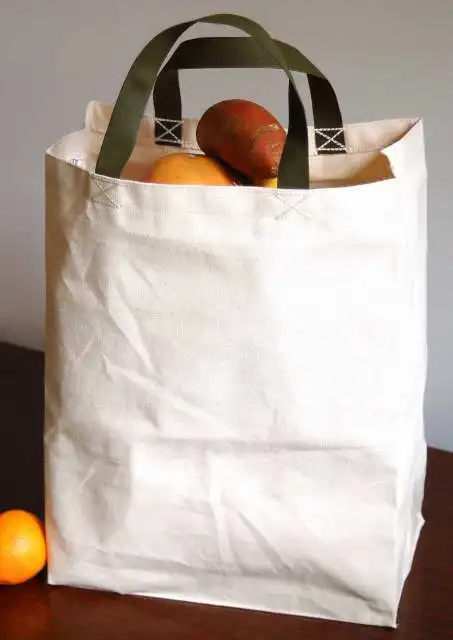 large size canvas cotton drawstring bag food grade cotton bags