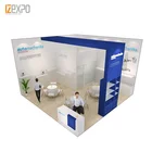 IZEXPO 30MINS QUICK BUILD 20x20 Trade Show Exhibition Booth For Fair Stand