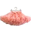 KAPU Boutique Pettiskirt Pink Fluffy Ballet Kids Baby Girls Tutu Tulle Mini Skirt With Bow