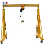 Chinese supplier factory 1 20 ton one girder chain lift gantry crane single beam electric hoist gantry crane