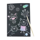 OEM Wholesale Colorful Magic Scratch Art Paper for Kids Painting