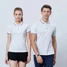 hight quality custom printing white spandex mercerized 100% cotton unisex polo t-shirt with logo