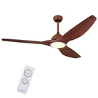 Popular Products Power Saving Solid Wood Blade Ceiling Fan With Light