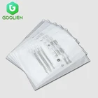 Custom logo resealable zip lock plastic packaging bag transparent slide zip lock packaging bag